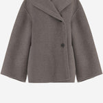 CAPOTTO IN LANA VERGINE 10602W4238 GRY THE ROW 