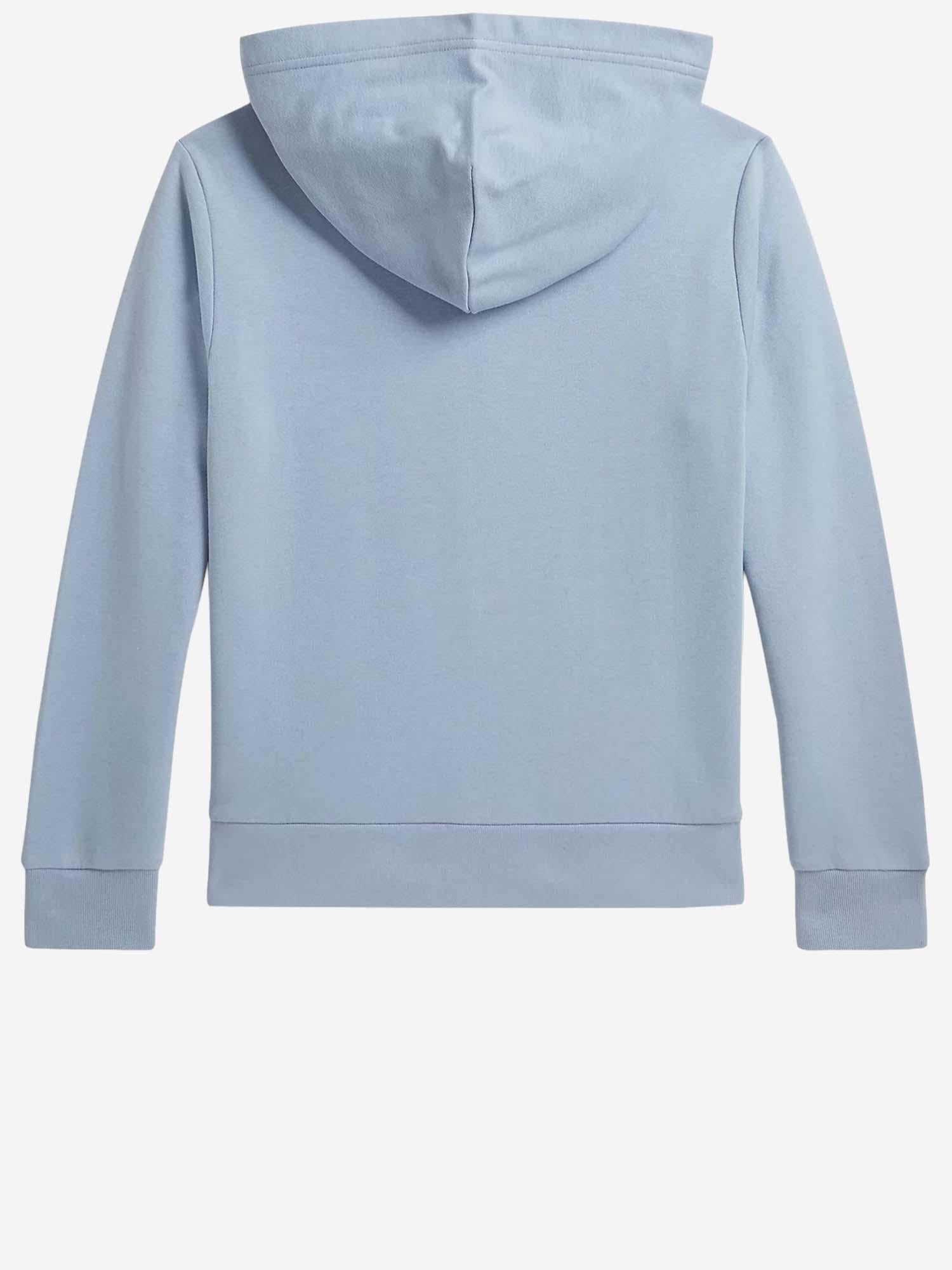 FELPA IN MISTO COTONE CON LOGO 323964134 503 POLO RALPH LAUREN KIDS 