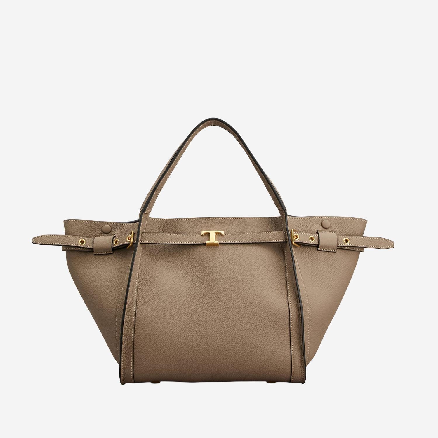 BORSA SHOPPING IN PELLE CON LOGO XBWTIMA0200WKA C413 TODS 