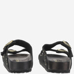 SANDALI ARIZONA Rivet IN SUEDE 1027855 BLACK BIRKENSTOCK 