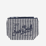 POCHETTE ALINE CON LOGO A RIGHE ALI0004 02414L MC2 SAINT BARTH 