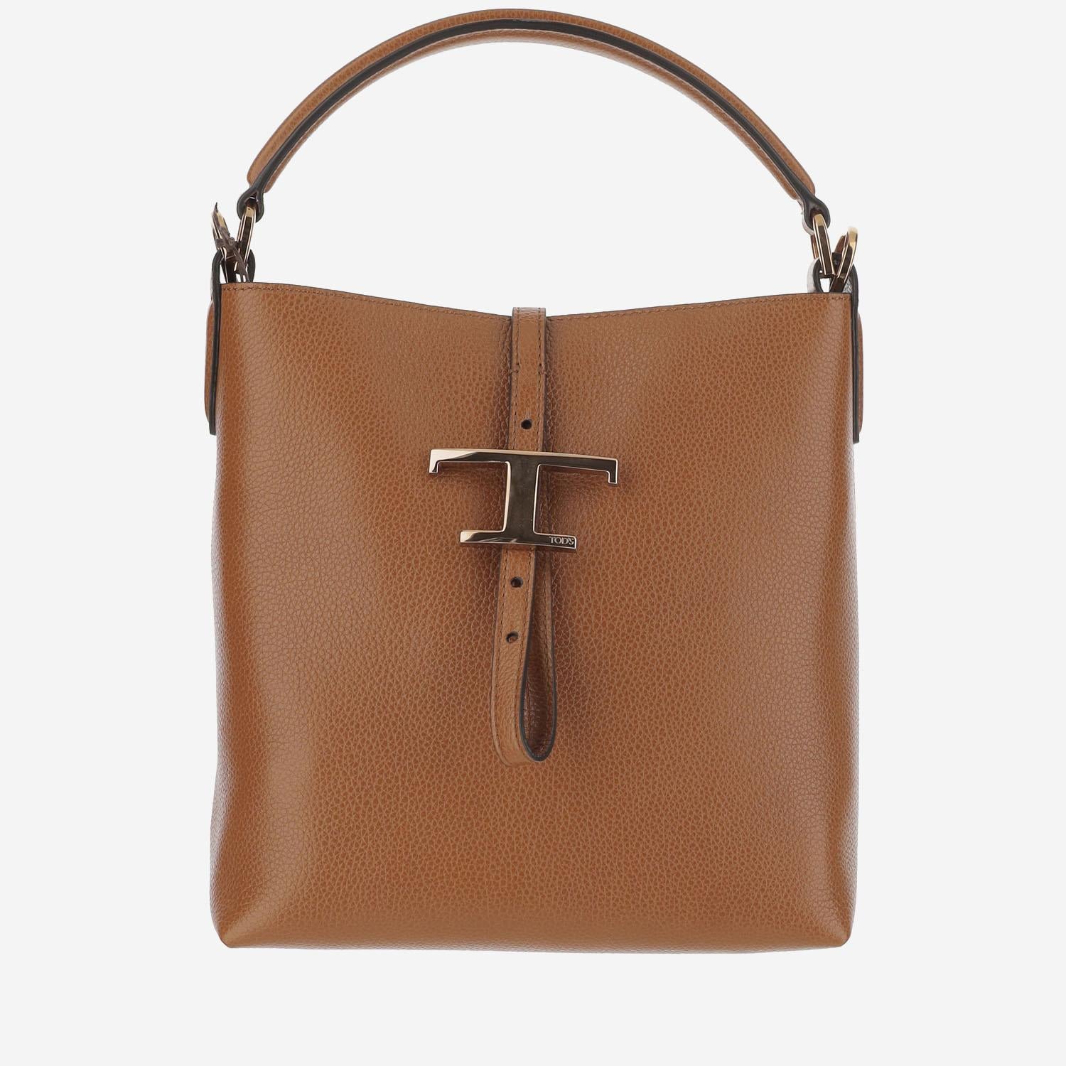 BORSA "T" BUCKET IN PELLE XBWTSEK0100XSO S410 TODS 