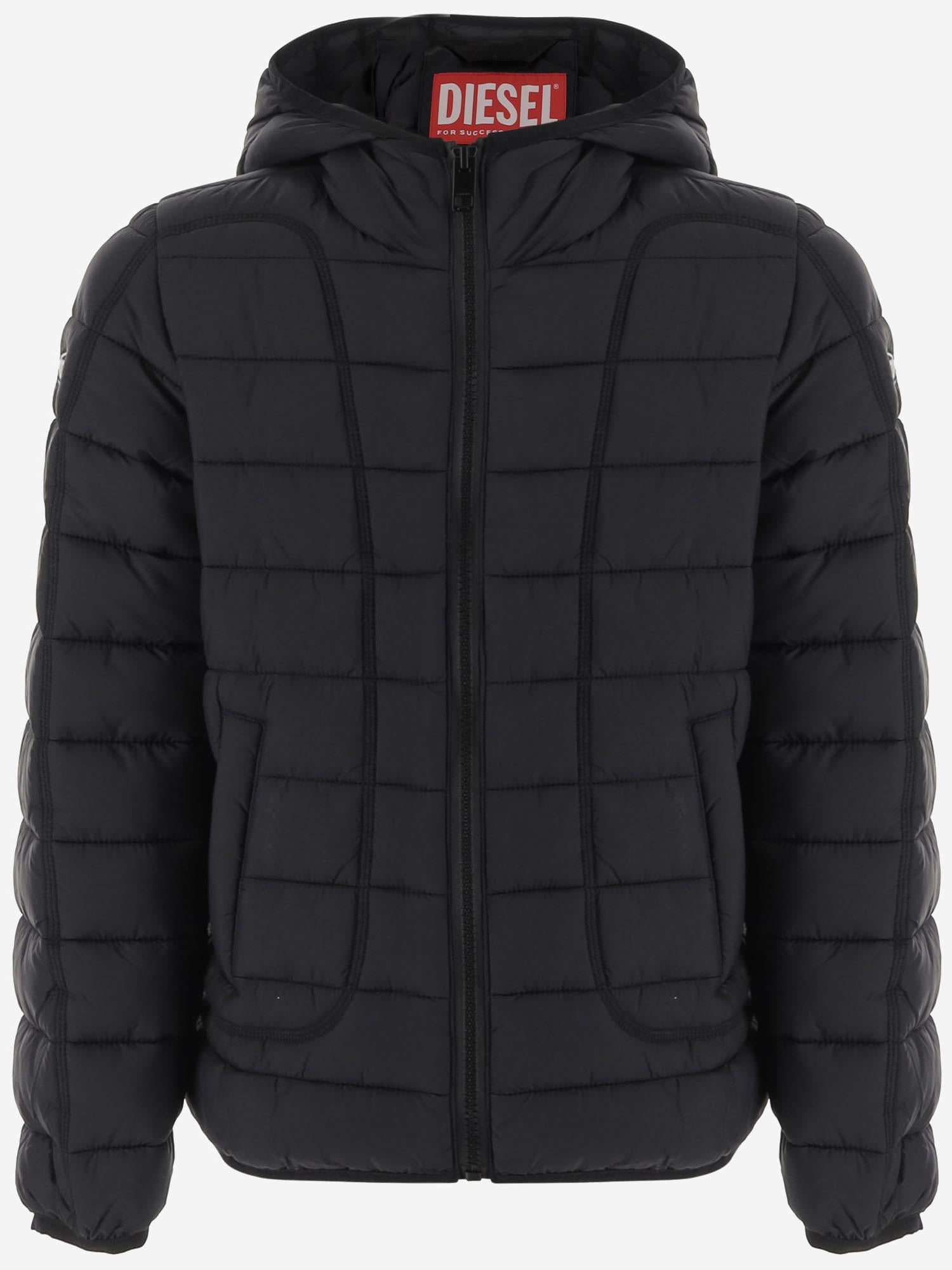 PIUMINO JWSTONE IN NYLON J02425 KXBRDK900 DIESEL KIDS 