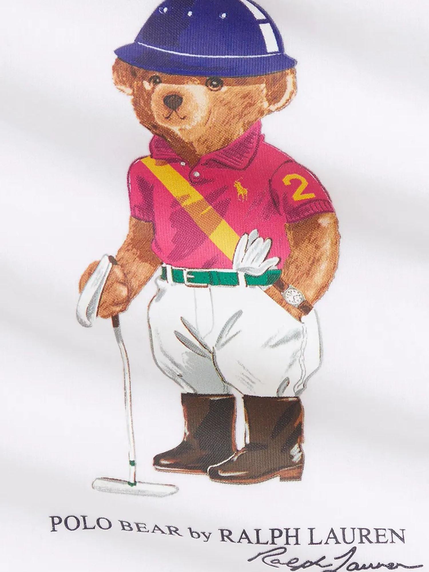 BODY IN COTONE CON POLO BEAR 310A96181001 WHITE POLO RALPH LAUREN KIDS 