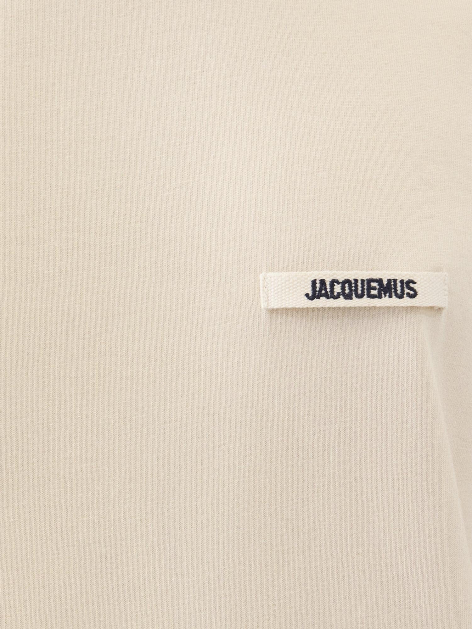 T-SHIRT IN COTONE CON LOGO TSW00550AJ00029 131 JACQUEMUS 