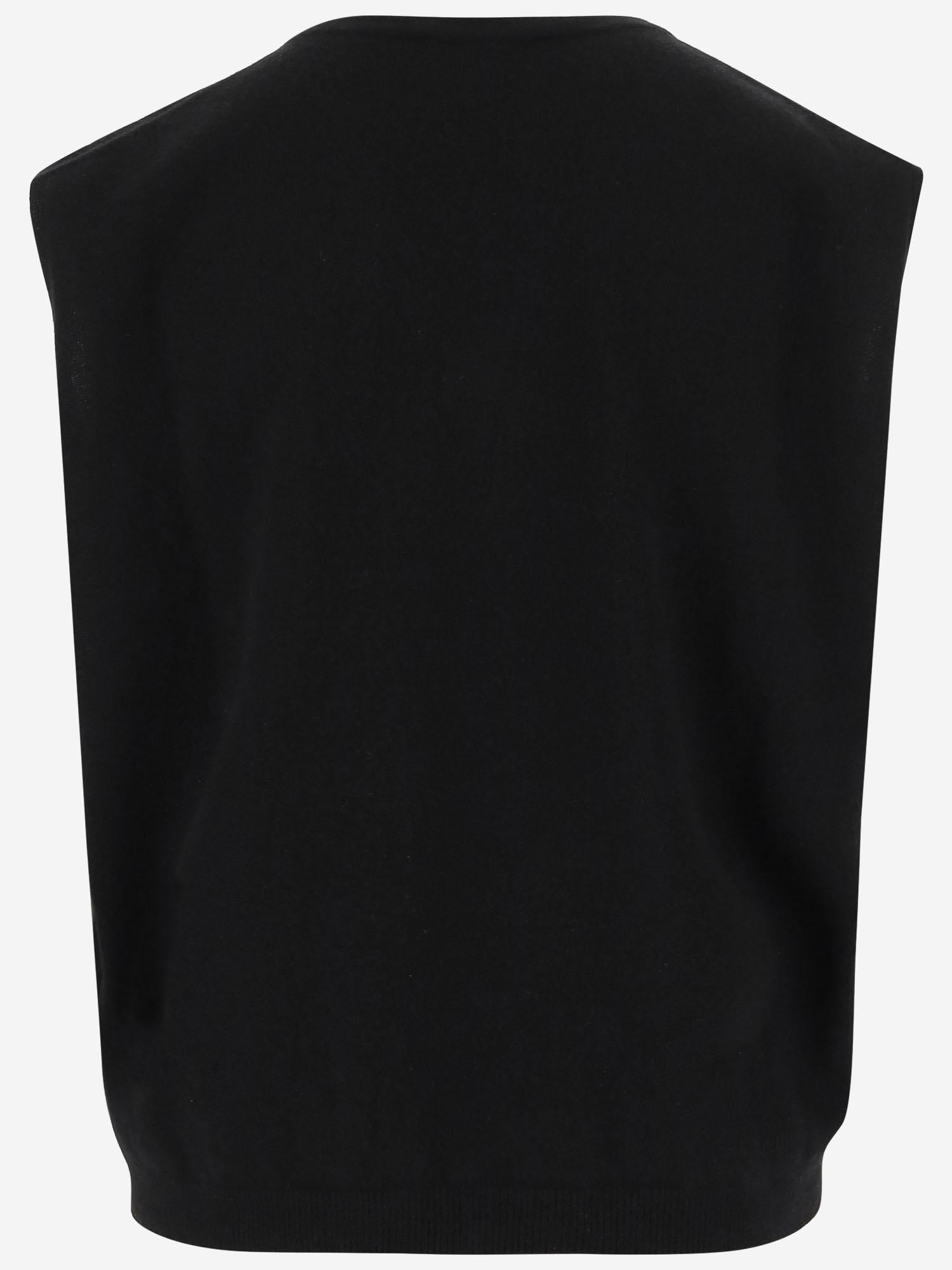 GILET KOSSY IN CASHMERE 8996Y556 BLK THE ROW 