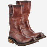 STIVALETTI FOULE IN PELLE 5U680E 5ODF0201 MIU MIU 