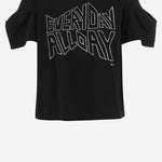 T-SHIRT IN COTONE CON MANICHE DOPPIE 08354 001 SACAI 