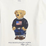 T-SHIRT IN COTONE CON STAMPA POLO BEAR 322P00508 001 POLO RALPH LAUREN KIDS 