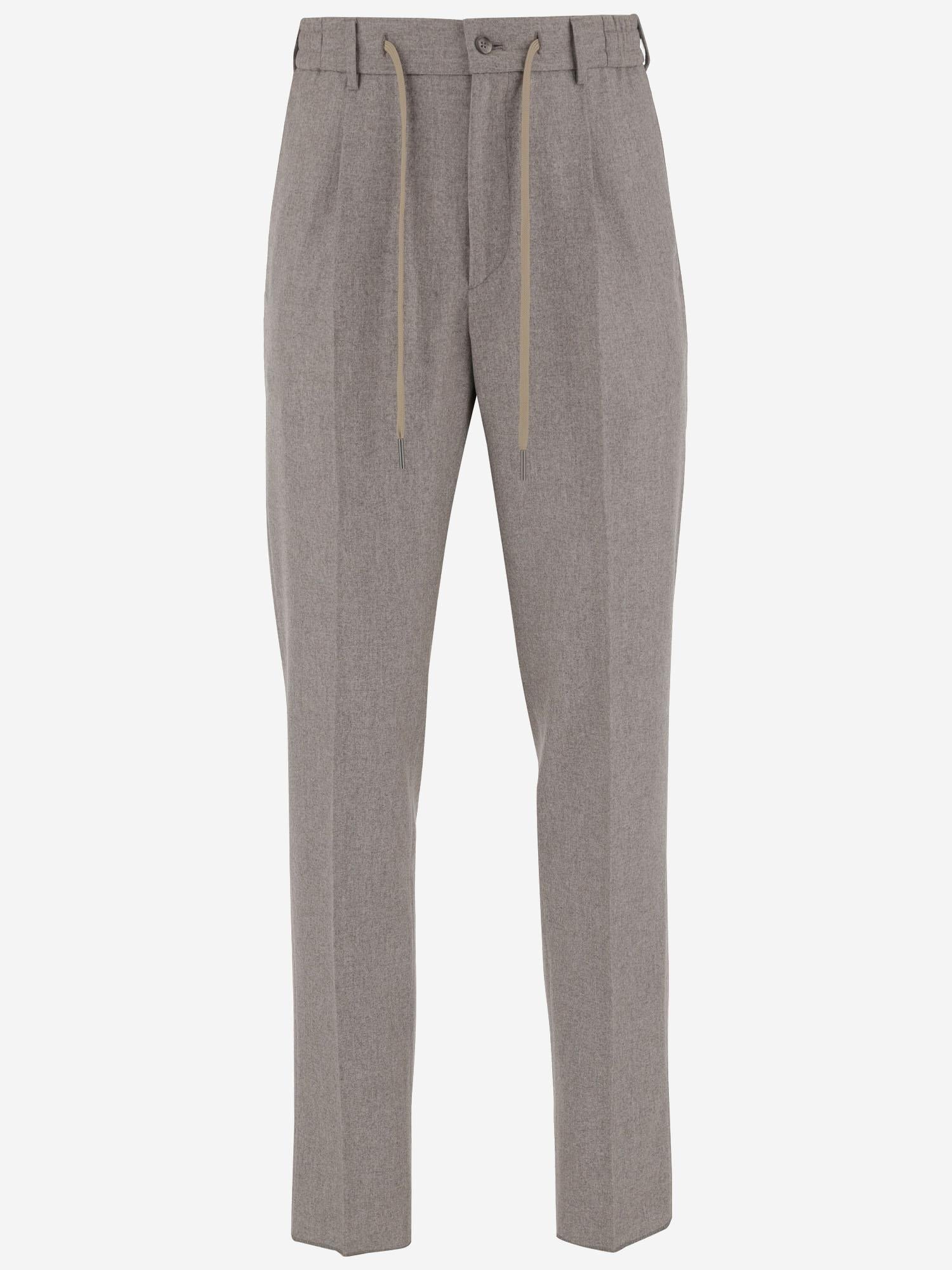 PANTALONI IN LANA PNEWMAN 070039T3042 TAGLIATORE 