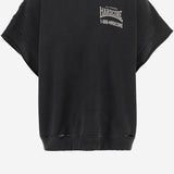 T-SHIRT IN COTONE CON EFFETTO DISTRESSED WCJSY0187 001 WILLY CHAVARRIA 