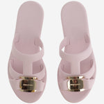 SANDALI NEW VARA IN GOMMA LILOU COTTONCANDY SALVATORE FERRAGAMO 