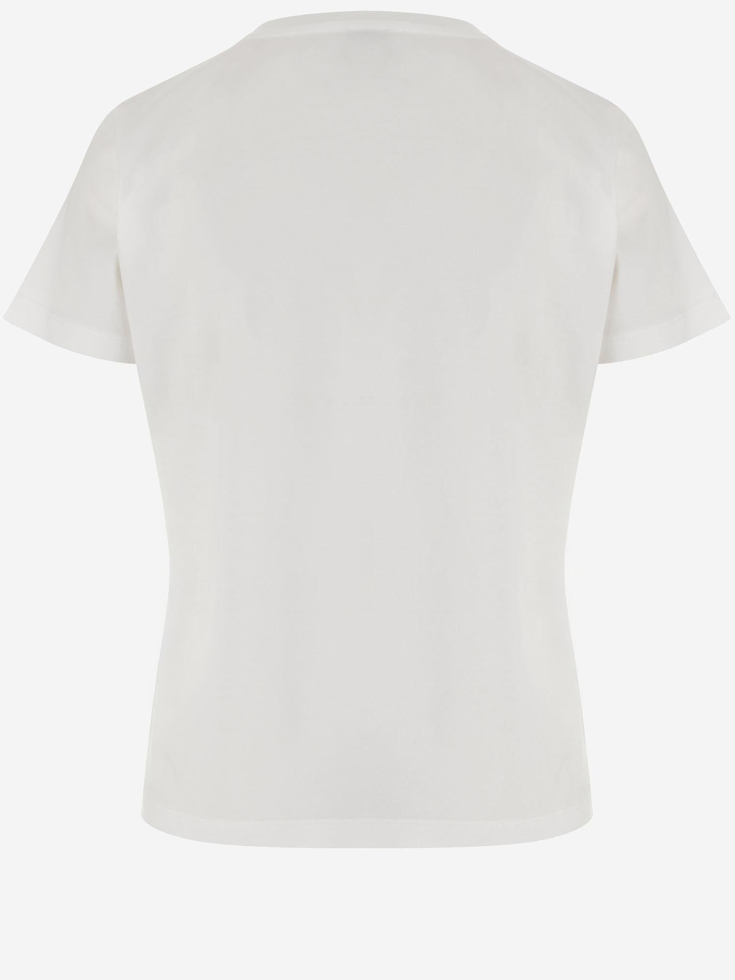 T-SHIRT IN COTONE CON LOGO 100535 A2RNZ05 PINKO 