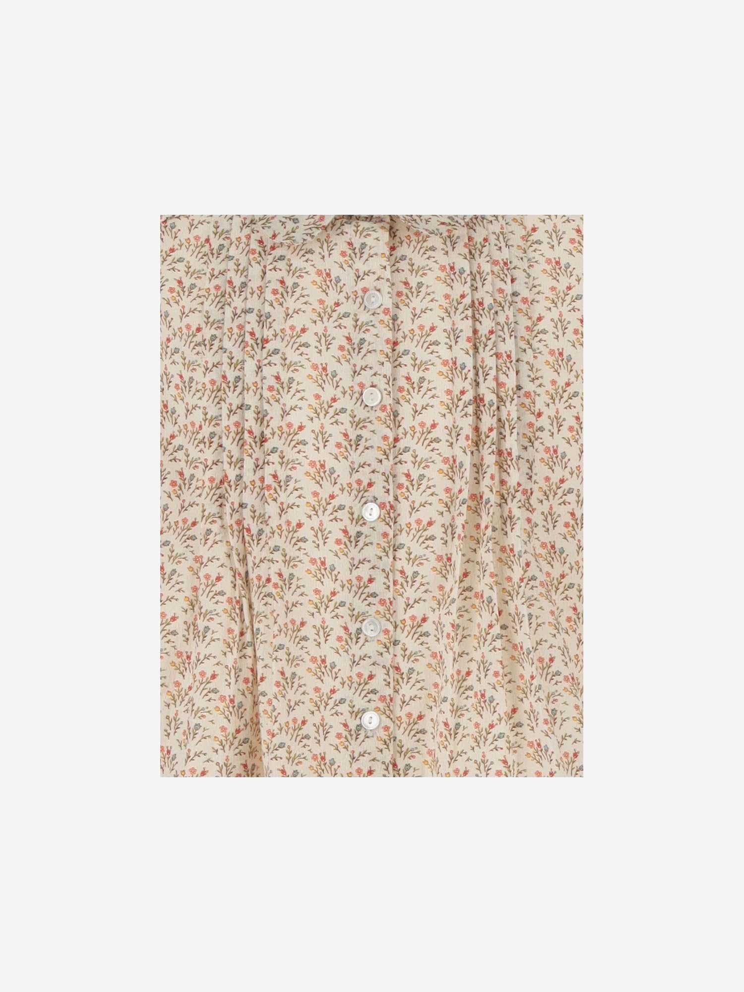 CAMICIA IN COTONE CON MOTIVO FLOREALE S04GSHW00004 560A BONPOINT KIDS 