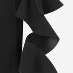 ABITO IN VISCOSA STRETCH CON VOLANT 105736 A2Q2Z99 PINKO 
