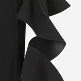 ABITO IN VISCOSA STRETCH CON VOLANT 105736 A2Q2Z99 PINKO 