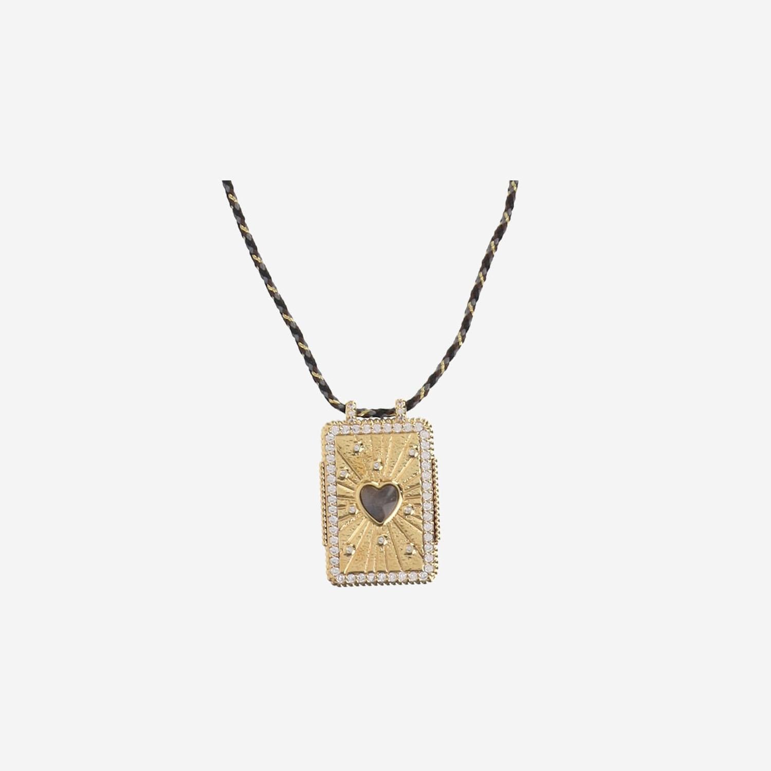 COLLANA STONE HEART BOHEME CO249 ORO MYA BAY 