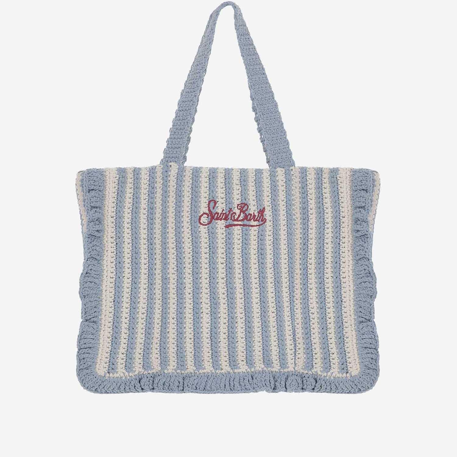 BORSA A SPALLA IN NYLON CON LOGO CRV0001 00571L MC2 SAINT BARTH 