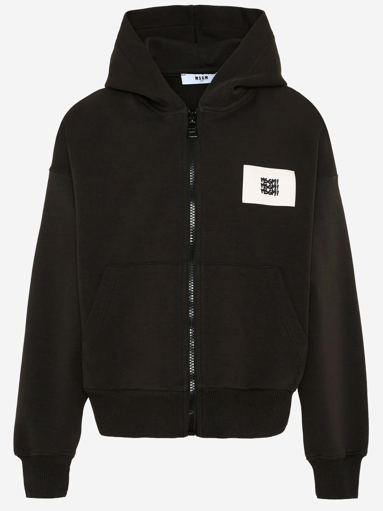 Felpa con cappuccio IN COTONE S6MSJBZH225 MS040 MSGM KIDS 