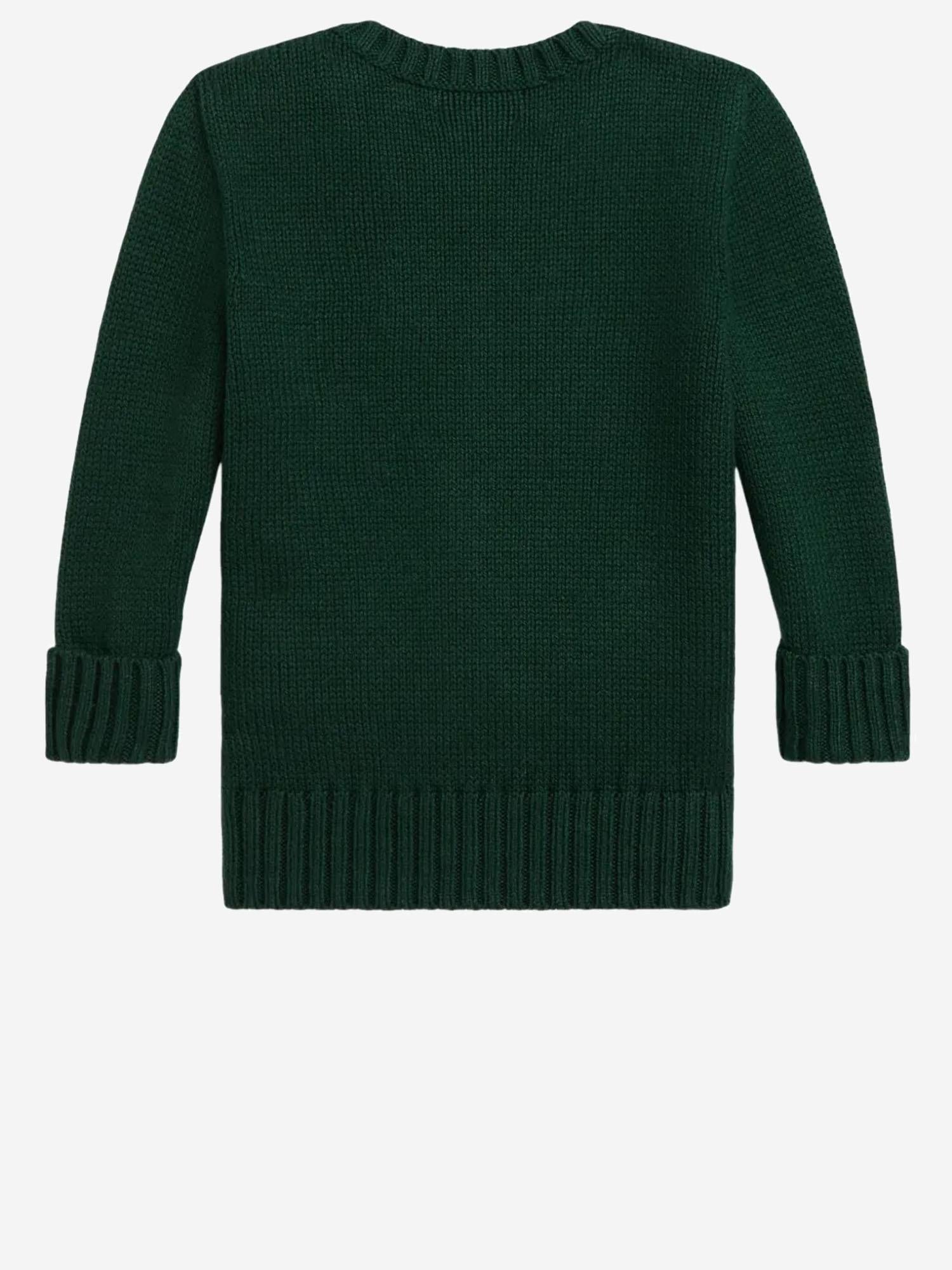 MAGLIA IN COTONE STAMPA POLO BEAR 320978393 001 POLO RALPH LAUREN KIDS 