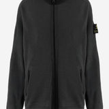 FELPA CON ZIP IN LANA MERINO PMG28 BLACK PREMIATA 