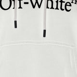FELPA IN COTONE CON LOGO 44MBB085C9F012 0110 OFF-WHITE 