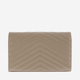 PORTAFOGLIO CASSANDRE IN PELLE 377828 BOW012721 SAINT LAURENT 