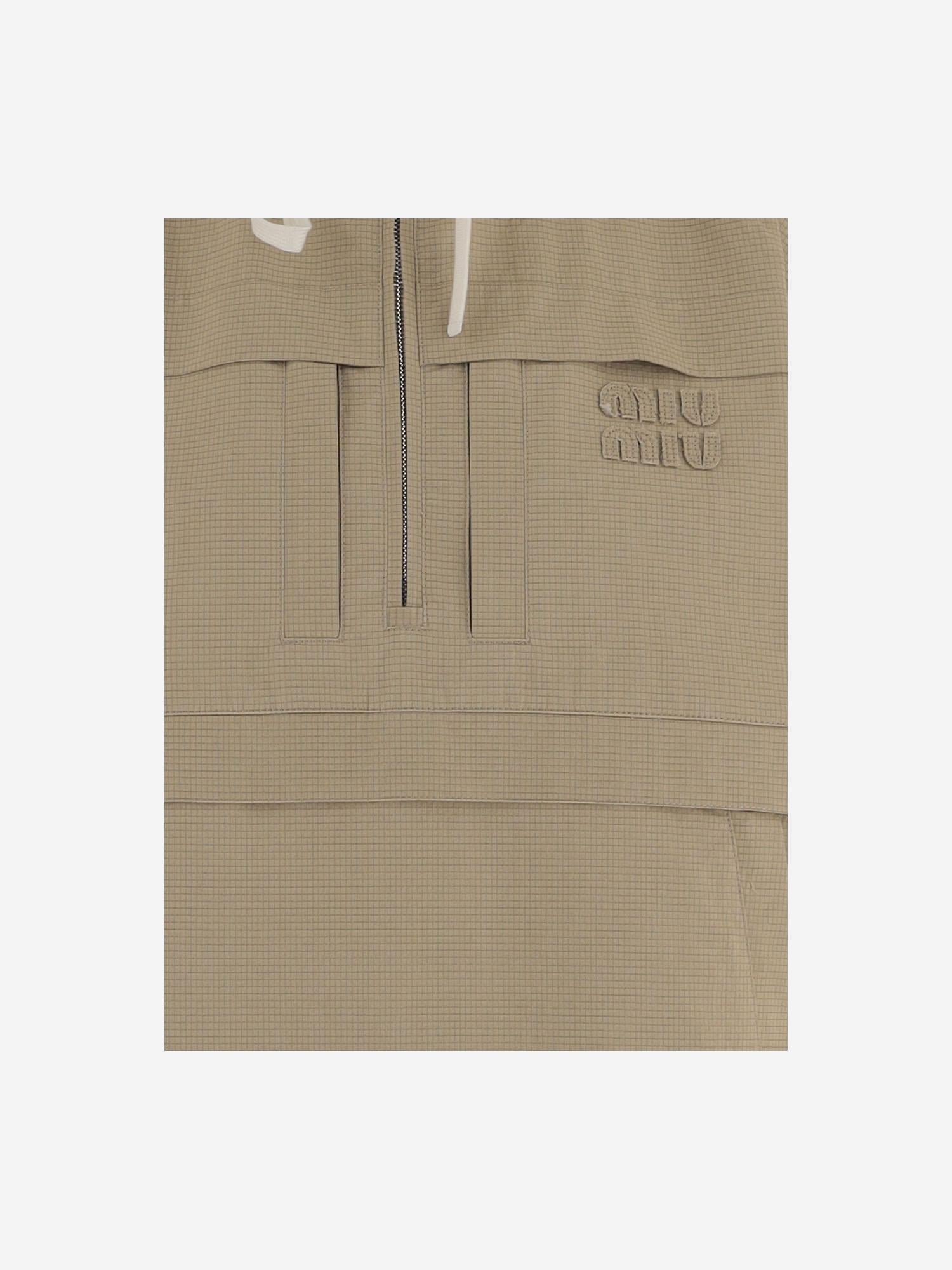 GIACCA BLOUSON IN RIPSTOP ML1459 19CUF0065 MIU MIU 