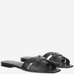 SANDALI FLAT NU PIEDS TRIBUTE 05 IN PELLE 571952 BDA001000 SAINT LAURENT 