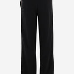 PANTALONI IN COTONE CON FINITURE CHECK 8121159 BLACK BURBERRY 
