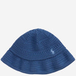 Beanie in cotone con logo 313A11249 002 POLO RALPH LAUREN KIDS 