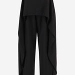 PANTALONI IN LANA CON DRAPPEGGI S540Y04XNC 1100 LOEWE 