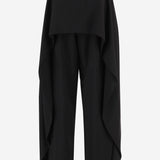 PANTALONI IN LANA CON DRAPPEGGI S540Y04XNC 1100 LOEWE 