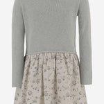 ABITO IN LANA E COTONE CON COLLETTO ARRICCIATO W05GDRK00002 590B BONPOINT KIDS 