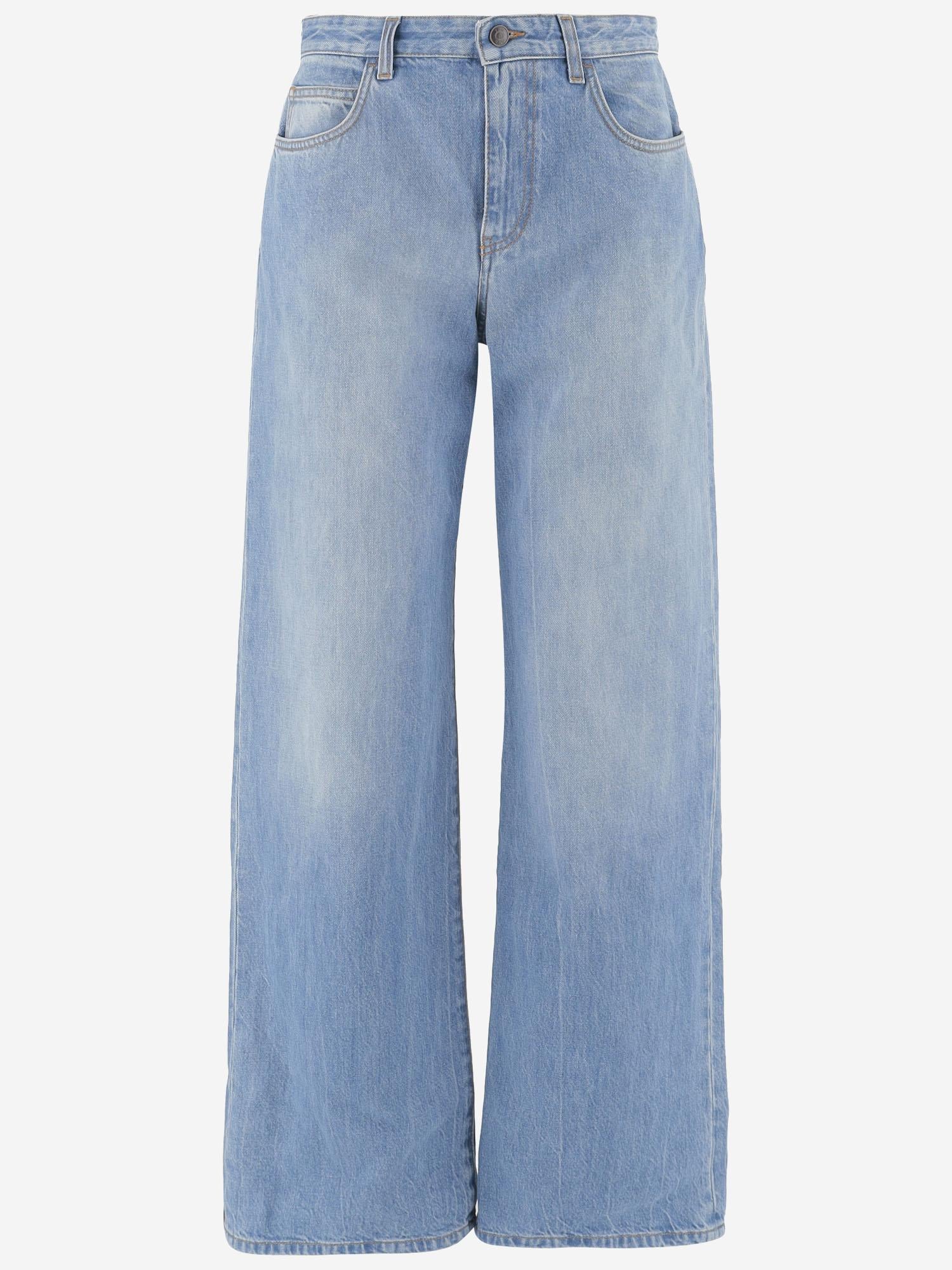 JEANS EGLITTA IN COTONE 6525SW1984 BLU THE ROW 
