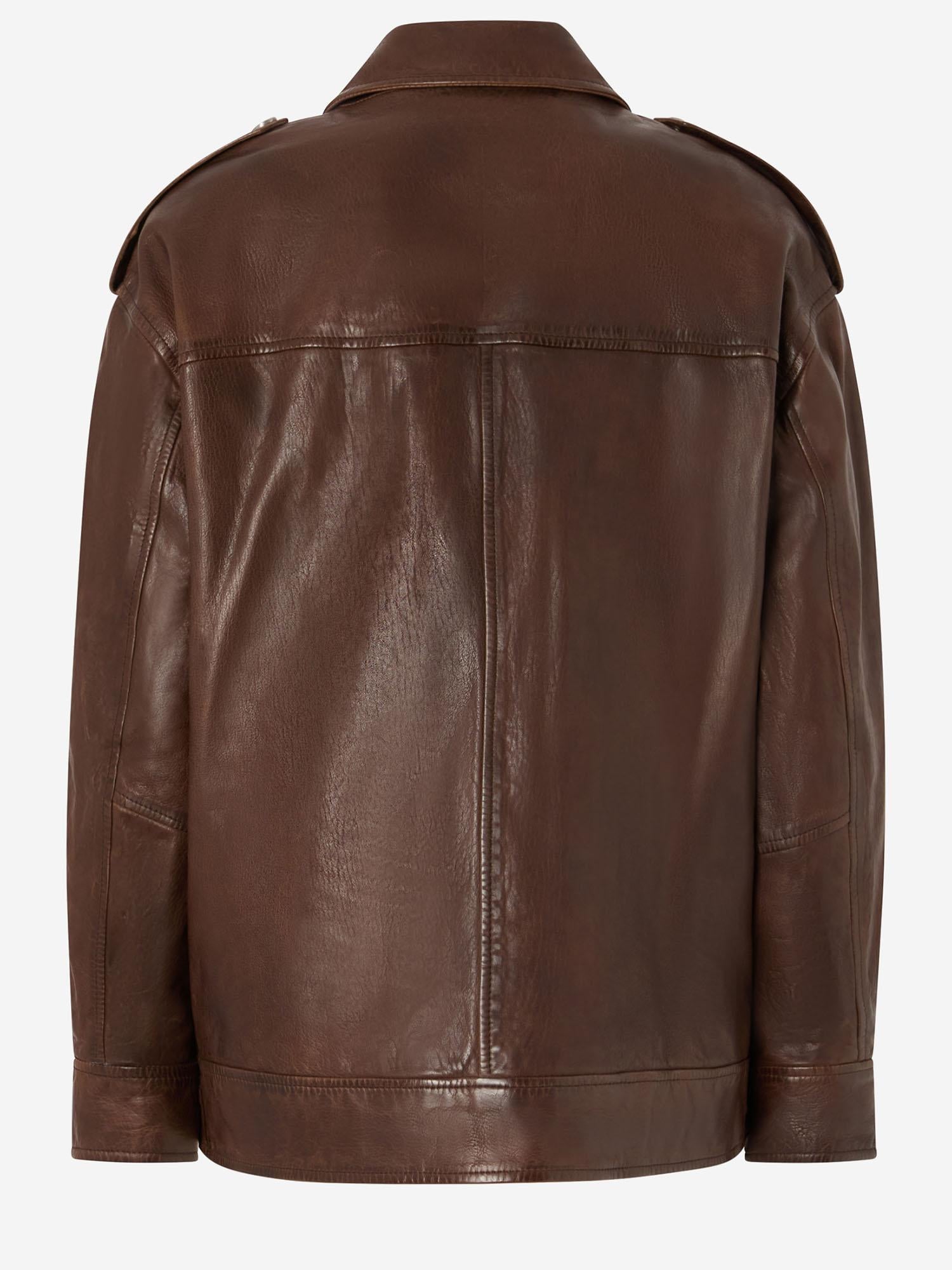 GIACCA IN PELLE 105012 A2I1M22 PINKO 