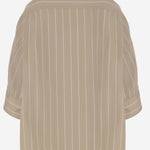 CAMICIA IN COTONE CON MOTIVO A RIGHE J02DL0289 J45328273 JIL SANDER 