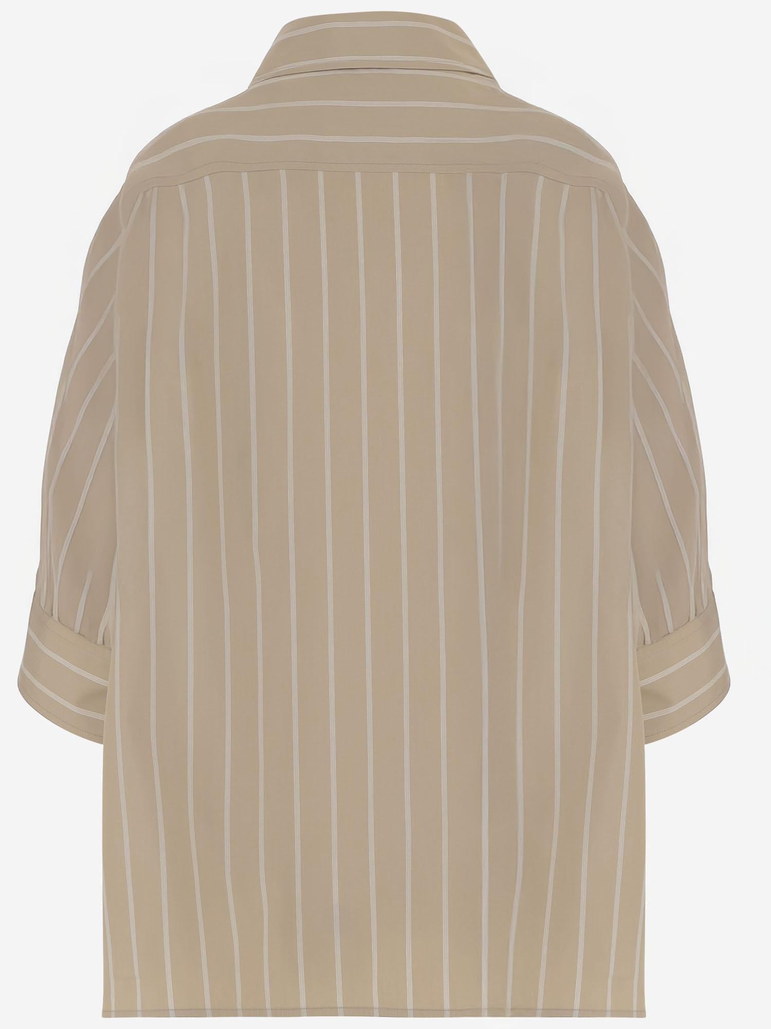 CAMICIA IN COTONE CON MOTIVO A RIGHE J02DL0289 J45328273 JIL SANDER 