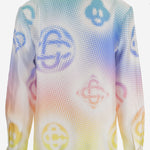 CAMICIA IN SETA CON STAMPA GRAFICA MSP26SH006 03 CASABLANCA 