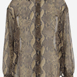 CAMICIA IN SETA PITONATA 5483G406P0 60331 ASPESI 