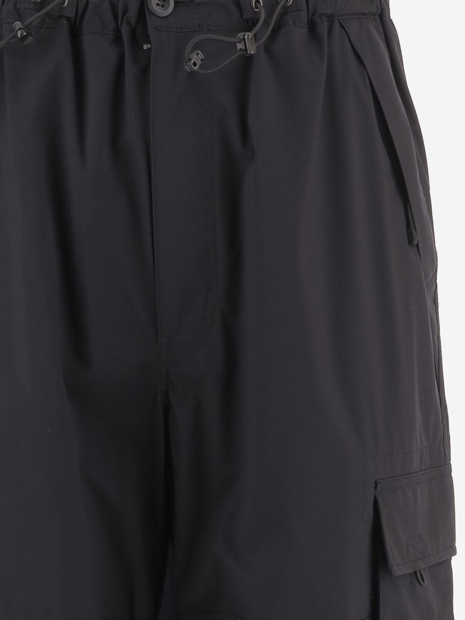 PANTALONI IN NYLON CON GAMBA AMPIA HQP011 1 HOMME 