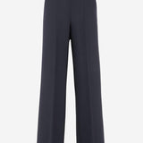 PANTALONI IN TELA DI LANA STRETCH POLONIA 006 MAX MARA 