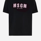 T-SHIRT IN COTONE CON LOGO S6MSJUTH004 11088 MSGM KIDS 