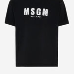 T-SHIRT IN COTONE CON LOGO S6MSJUTH004 110 MSGM KIDS 