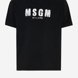 T-SHIRT IN COTONE CON LOGO S6MSJUTH004 110 MSGM KIDS 