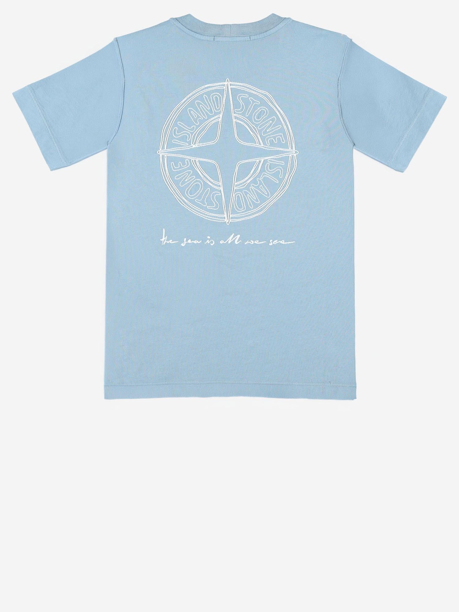 T-SHIRT IN COTONE CON LOGO 2100011 S0369V004A STONE ISLAND KIDS 