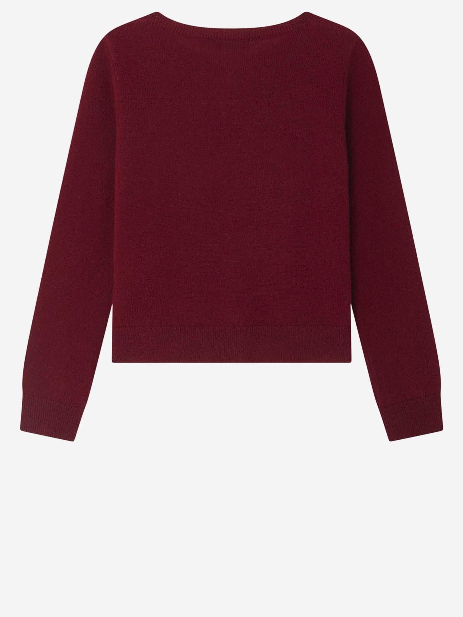 Cardigan Jonia in cashmere con perline W05GCAK00035 152A BONPOINT KIDS 