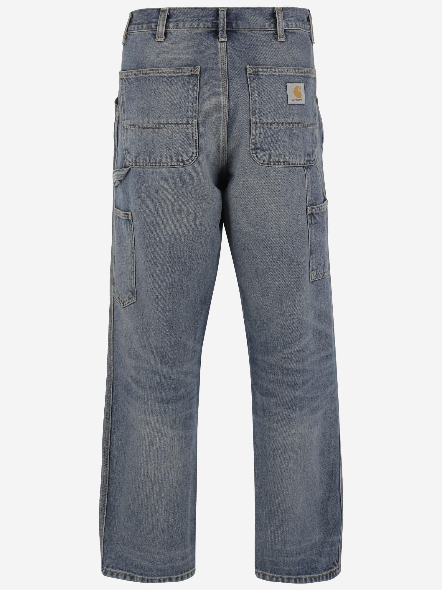 JEANS IN DENIM DI COTONE CON LOGO I032024 014Q CARHARTT WIP 