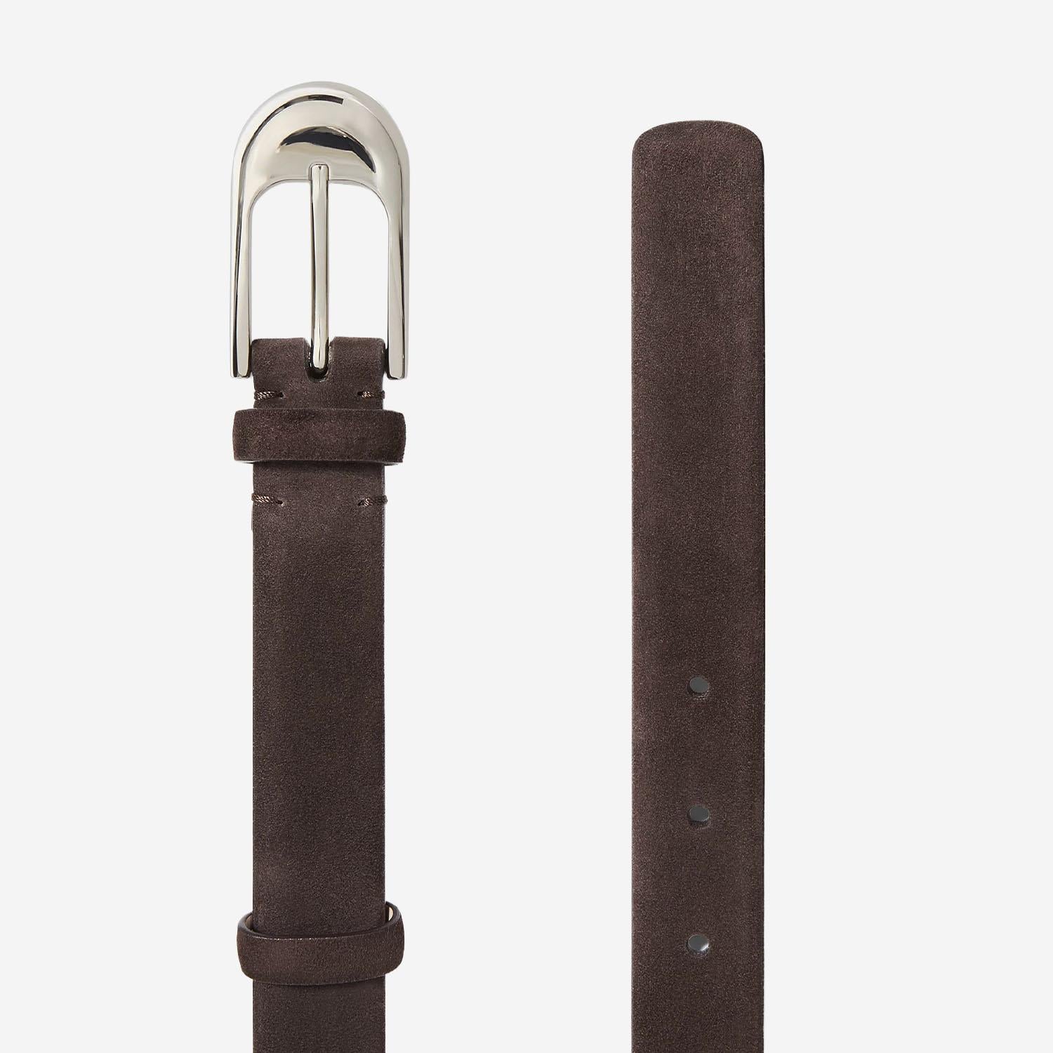 CINTURA IN PELLE SCAMOSCIATA 10106726 950 KHAITE 