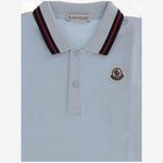 POLO IN COTONE STRETCH CON LOGO 8A000028496F 70C MONCLER ENFANTS 